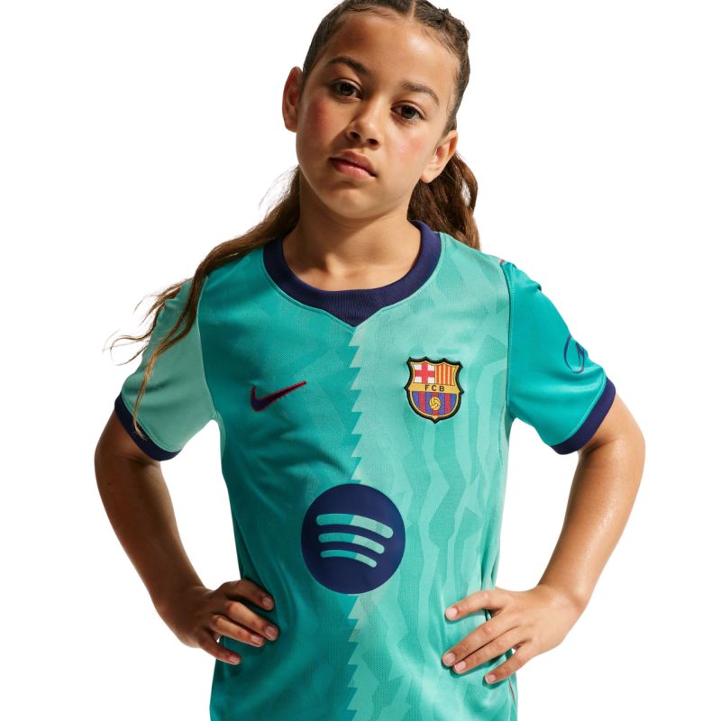 Nike FC Barcelona Stadium 2026/27 Kids' Jersey Green zöld póló II6686301