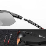 Rockbros 10141 photochromic UV400 cycling glasses - red czerwony glasses, training equipment