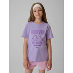 4F Girls' regular printed T-shirt póló 4FJRAW26TTSHF4240-52S