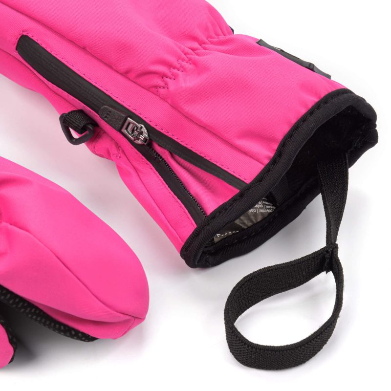 Meteor Juna XS Winter Gloves Pink/Black rózsaszín kesztyű 17719