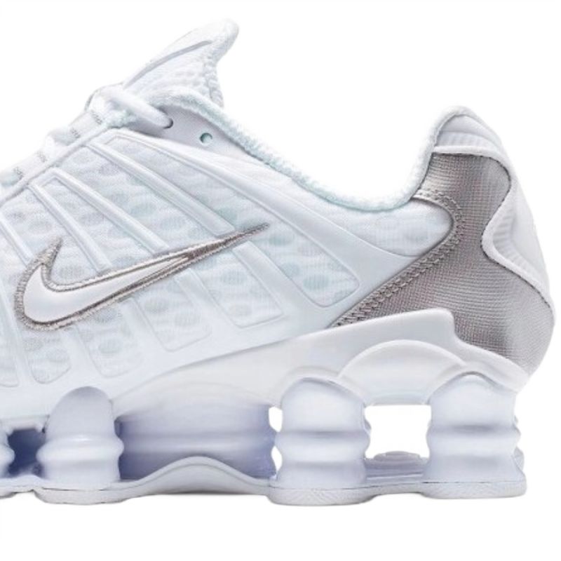 Nike SHOX TL Metallic Silver Men's Sports White - AV3595-100 szürke utcai cipő