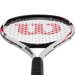Wilson Fusion XL TNS RKT 2 4 1/4 tennis racket white-red-black