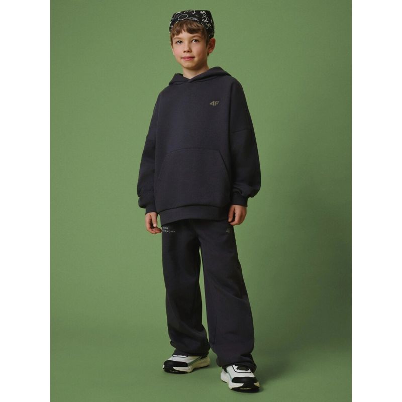 Boy's loose hooded sweatshirt 4F