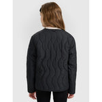 Girls' down jacket with synthetic filling 4F 4FJRAW25TDJAF0767-20S