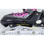 Enero Roller Skates-Roller Skates-Ice Skating 4in1 Pro Led 30-33 Pink-Gray szürke skates, roller skates