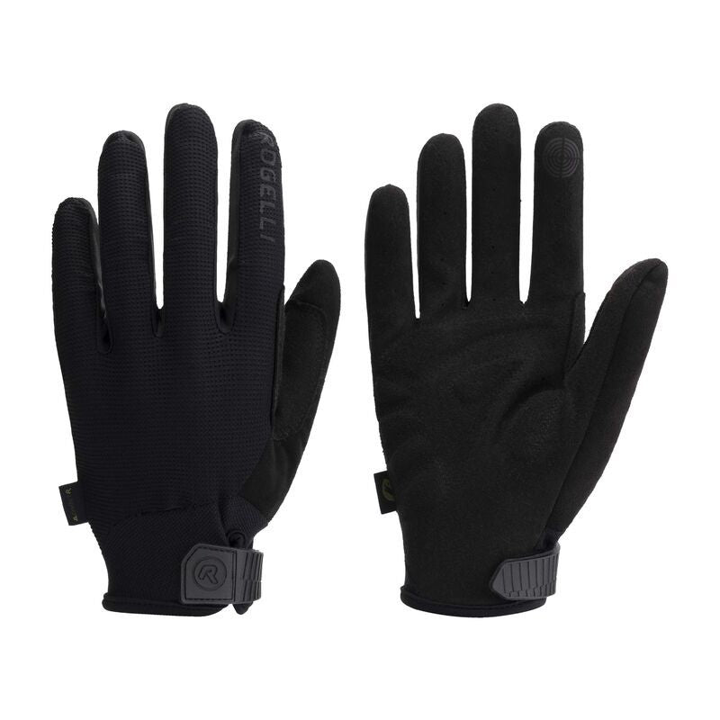 Rogelli MTB ADVNTR GEL gloves black fekete kesztyű