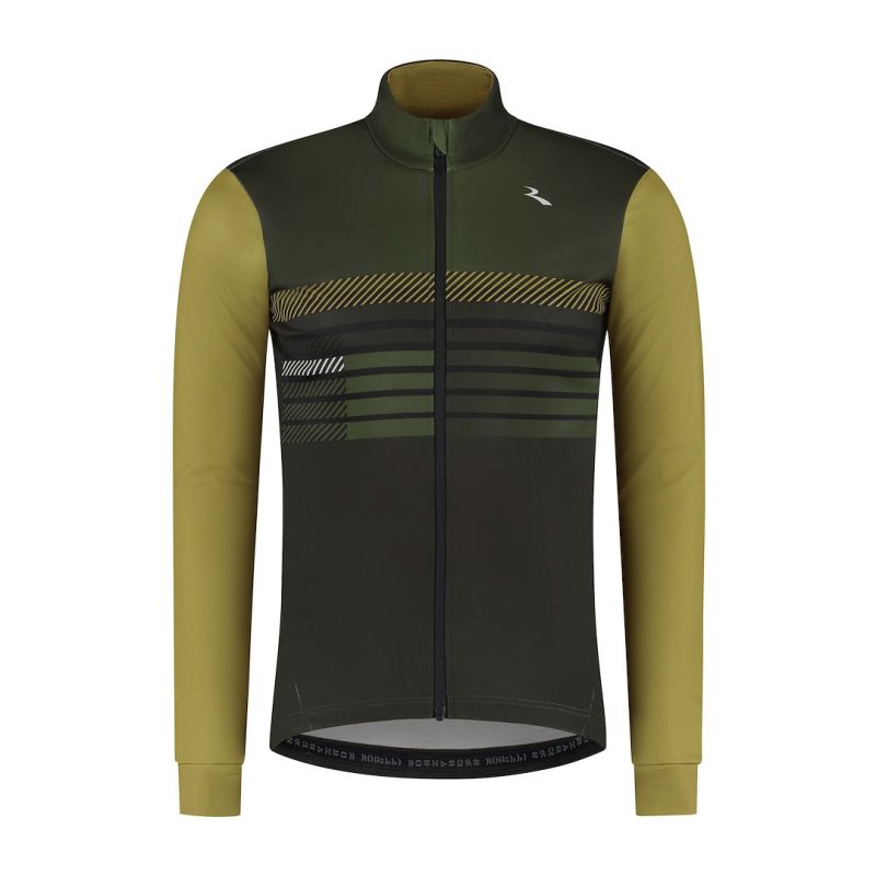 Rogelli STRYDE winter jacket 3XL zöld kötött sapka SIRC1100006.400.3XL