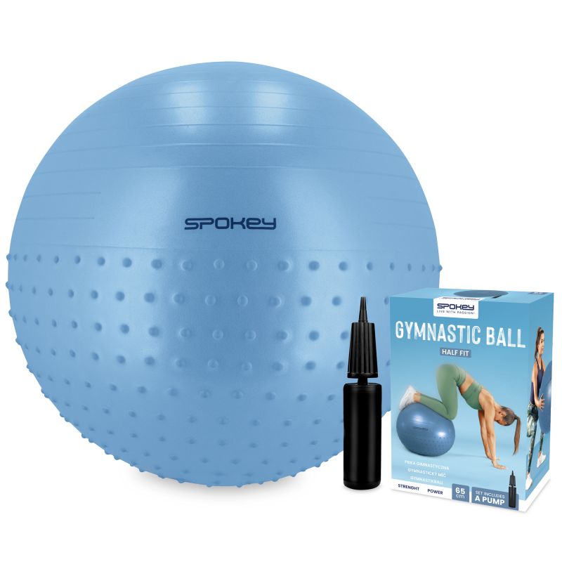 Spokey Half Fit Gymnastics Ball SPK-943628 size 65cm Edzőfelszerelés