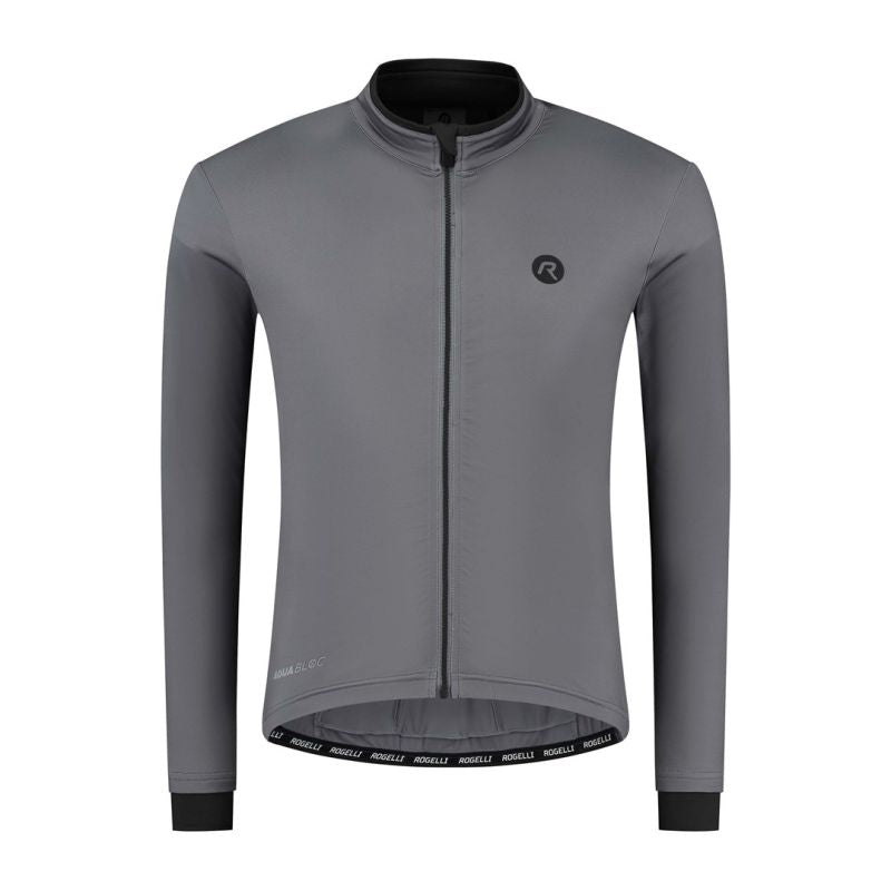Rogelli ESSENTIAL long sleeve t-shirt graphite 2XL grafit póló