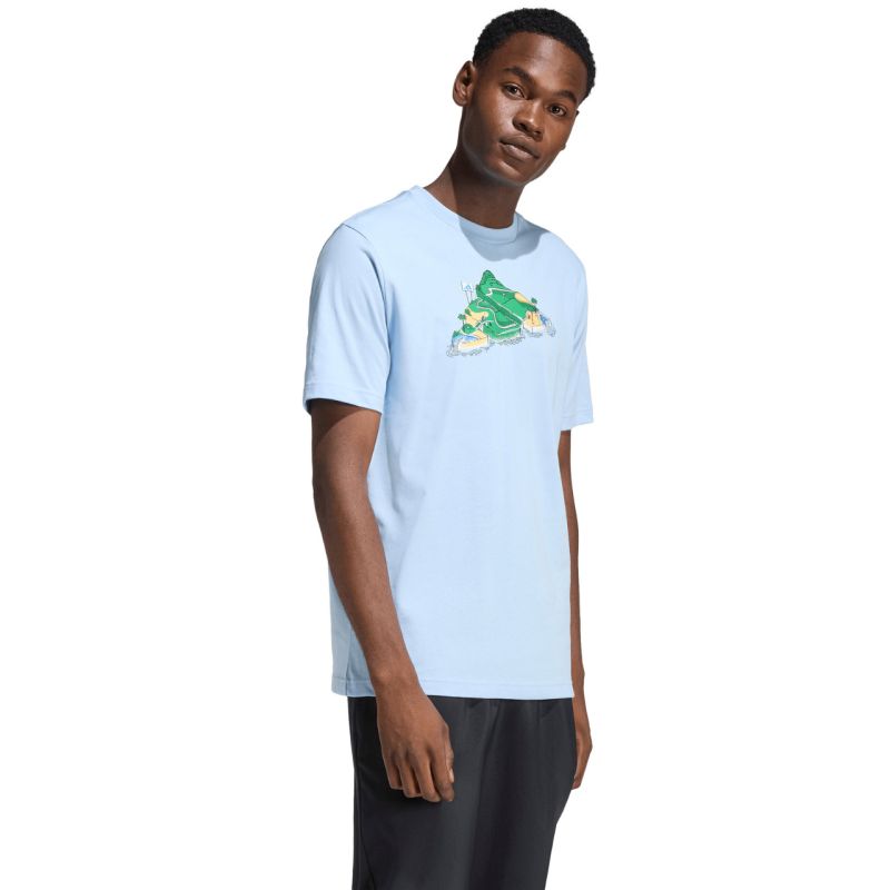 Adidas Men's Novelty Mint T-shirt light kék póló