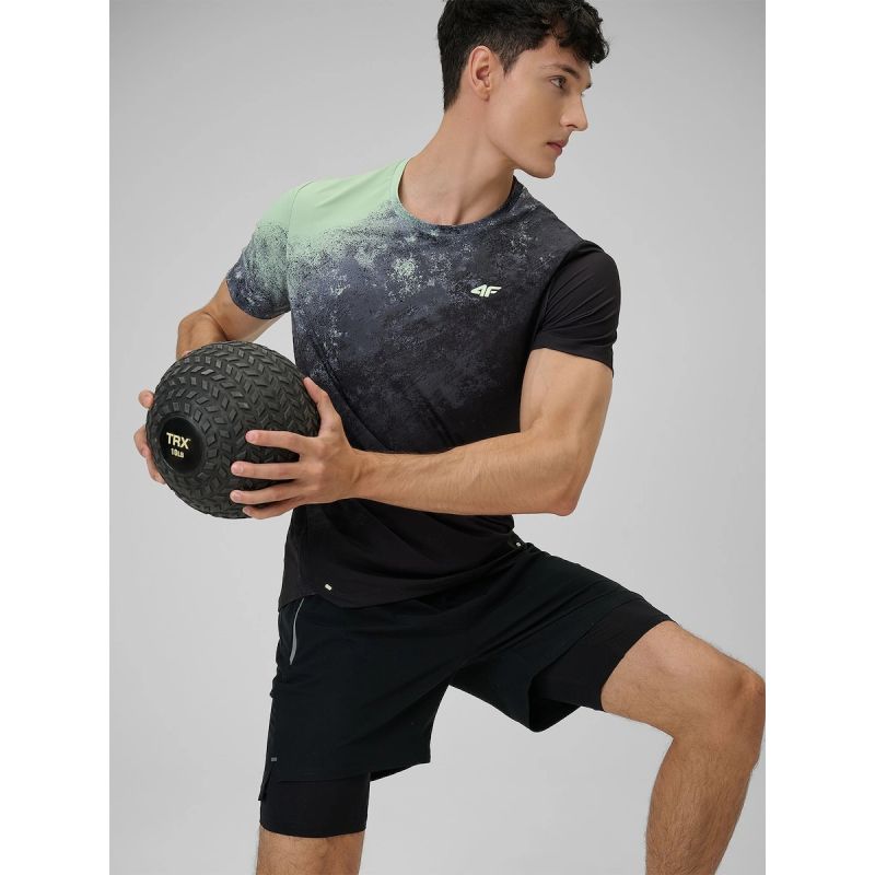4F Men's quick-drying regular training T-shirt póló