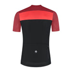 Rogelli CORE BLOCK T-shirt black and red 5XL piros póló