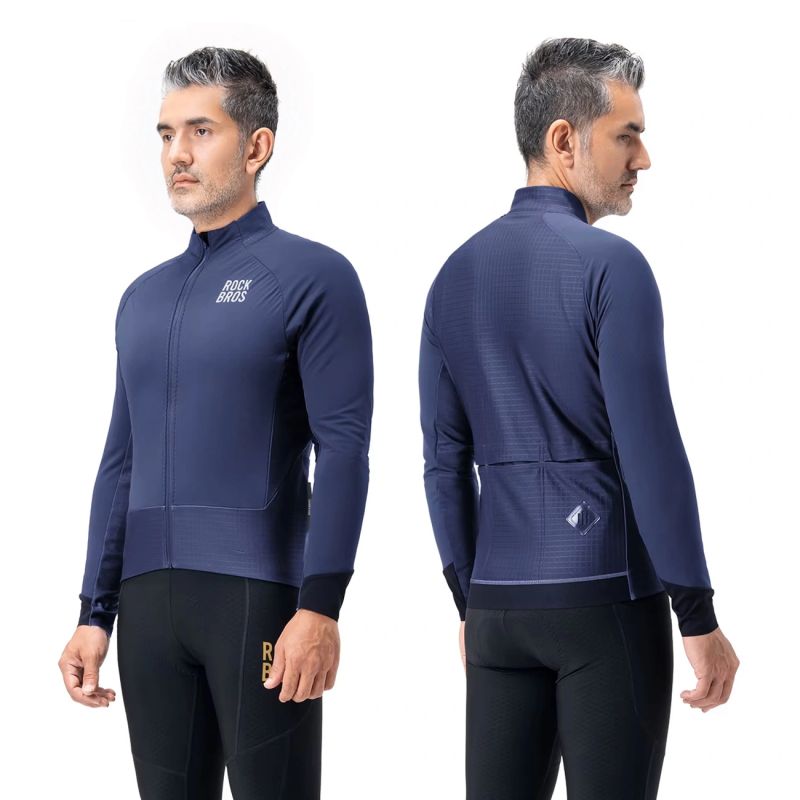 Rockbros Winter Fleece Double Layer Cycling Size XL - Blue niebieski \ xl dzseki