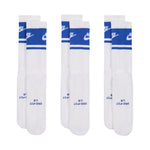 Nike Everyday Elevated Crew Socks 3 Pairs White and kék zokni