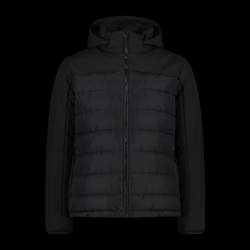 CMP men's winter with hood, sports, insulated, black ( ) fekete dzseki