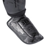 DBX Bushido Black Dragon Shin Guards | fekete sípcsontvédő SP-10BlackDragon