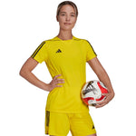 Women's adidas Tiro 23 League Jersey Yellow HR4614 2xs póló