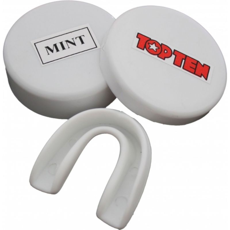 TOP TEN Mouthguards - OZ-TT MINT SENIOR czarny protectors and knee pads