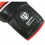 MASTERS FIGHT EQUIPMENT RBT-LF 14 oz Black and Red Boxing Gloves piros kesztyű 0130744-14