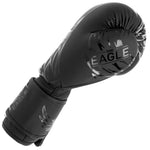 MASTERS FIGHT EQUIPMENT RPU-BLACK-EAGLE boxing gloves fekete kesztyű 01223-12