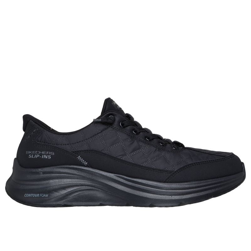 Skechers Men's CONTOUR PROAM-COZY FIT 232619 BBK Athletic fekete utcai cipő 232619BBK