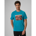 4F Men's regular printed T-shirt férfi póló 4FRSS26TTSHM4238-35S