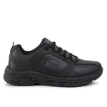 Skechers OAK CANYON REDWICK Men's Eco-Leather Sneakers Black (51896BBK) Cipő