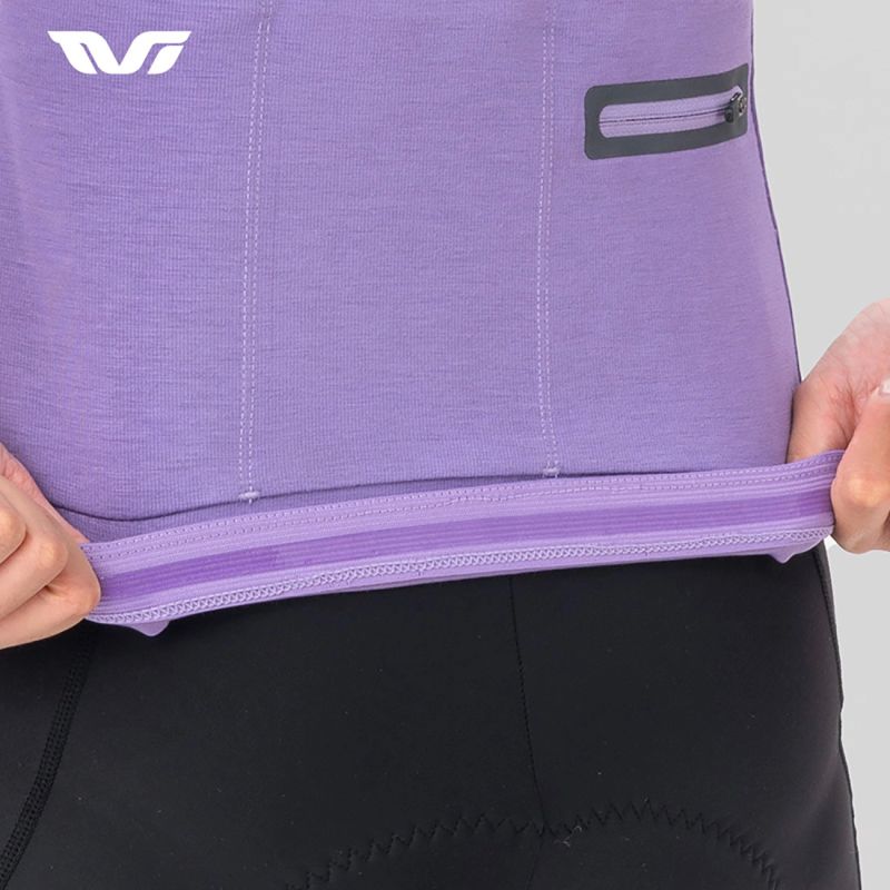 Rockbros TVI Women's Long Sleeve Cycling Jersey Fall/Winter S - Purple s \ fioletowy kötött sapka 15310002003-211744