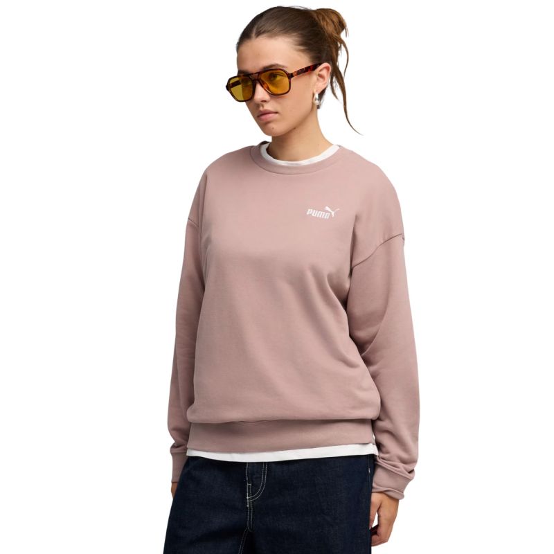 Puma ESS Small No. 11 Logo Relaxed Crew Women's Sweatshirt Pink 684975 rózsaszín kapucnis pulóver