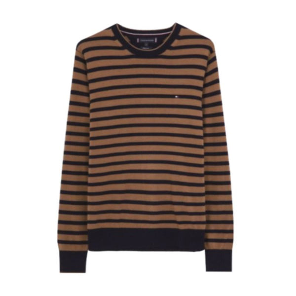 Tommy Hilfiger Fine Gauge Merino Tipped C Neck Sweater M MW0MW25410 Pulóver
