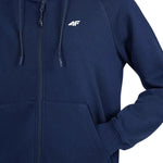 Women's sweatshirt 4F F2535 navy 4FWMM00TSWSF2535 31S kék kapucnis pulóver