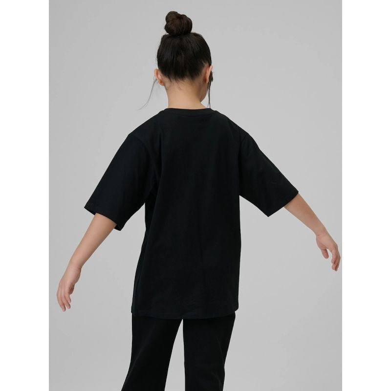 4F Loose T-shirt with print for girls 158/164 póló