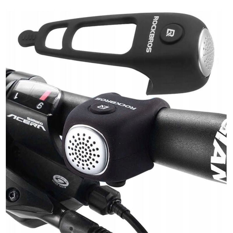Rockbros electronic bicycle bell - black