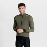 Rogelli CORE long sleeve t-shirt green zöld kerékpáros ruha SIROG352423.L