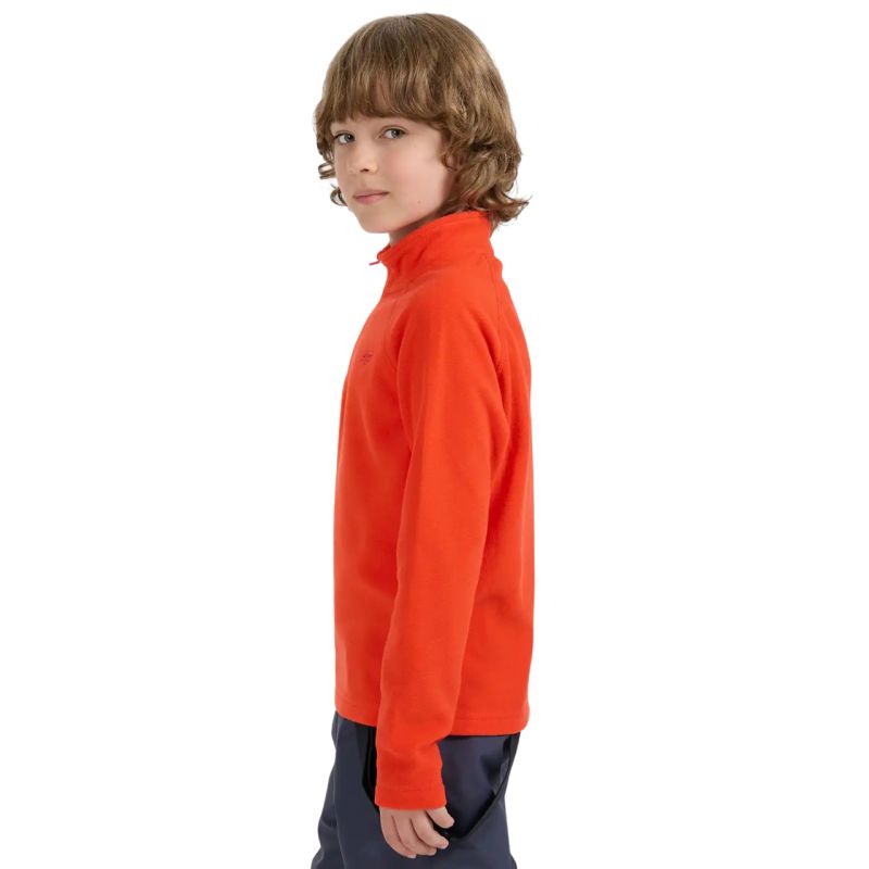 4f Fleece sweatshirt for boy M058 red 4FJWAW25UFLEM058 62S General