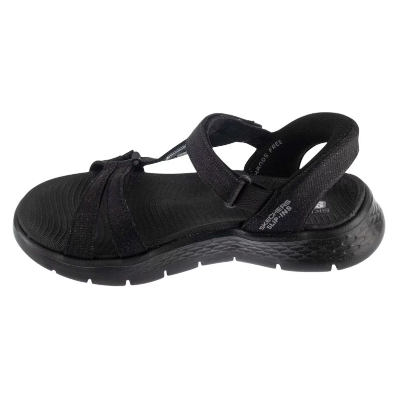 Skechers Slip-Ins: Go Walk Flex Sandal - Illuminate Black Size fekete utcai cipő 141481-BBK