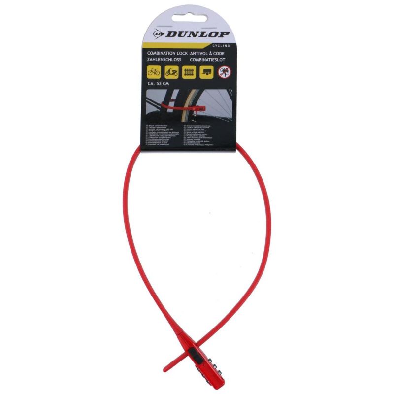 Dunlop Red Code Strap Bike Lock piros öv GSP-2573236