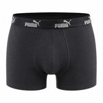 Puma Men's Boxershorts 6-Pack Black Green Boxer Briefs szürke fehérnemű 7012182544733