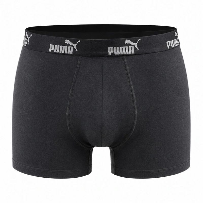 Puma Men's Boxershorts 6-Pack Black Green Boxer Briefs szürke fehérnemű 7012182544733