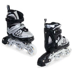Enero Pro Roller Skates-Roller Skates-Ice Skating 4in1 Led 26-29 Gray szürke skates, roller skates