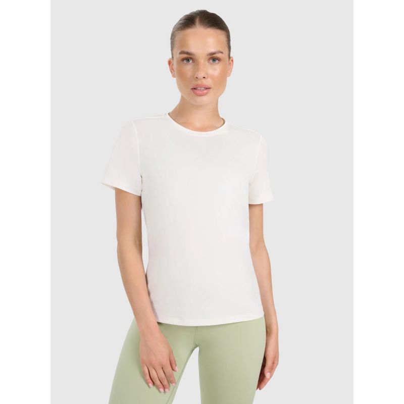 Women's quick-drying regular training T-shirt 4F 4FWAW25TFTSF1516-12S póló