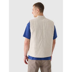 Men's down vest with stand-up collar 4F 4FRAW24TVESM171-12S mellény