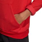 adidas Entrada 26 Hoody red JZ6568 104cm kapucnis pulóver