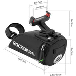 Rockbros C28 bicycle under the saddle - black fekete táska