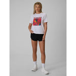 4F Women's regular printed T-shirt ruházat 4FRSS26TTSHF4514-10S