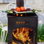 BonFeu BonCarré Garden Fireplace Black fekete hátizsák