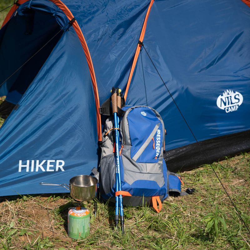 Nordic Walking poles Nils Extreme NW607 blue kék utcai cipő