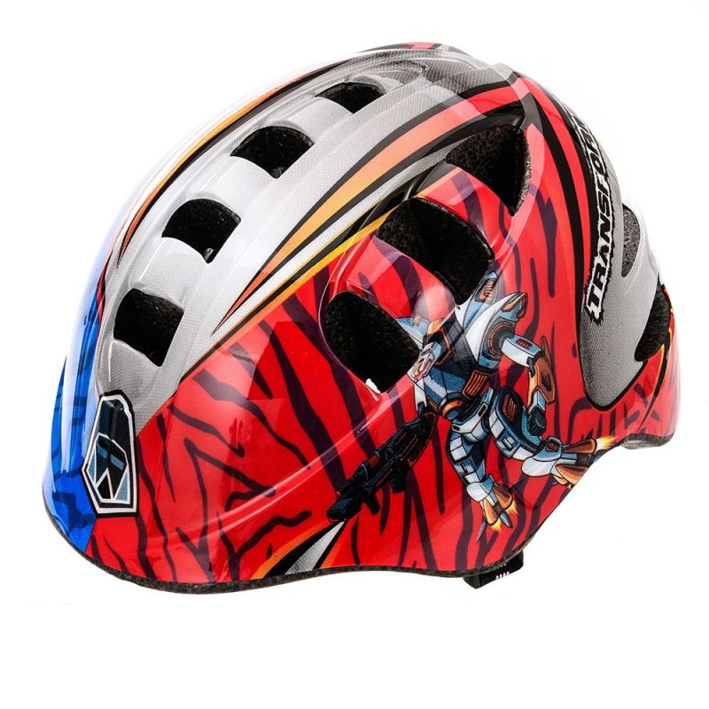 Meteor MA-2 robot bike helmet Junior piros helmets, protectors and knee pads