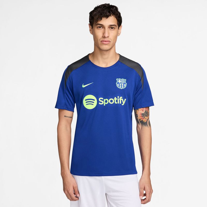 Nike FC Barcelona DF Strike SS Top M FQ2609-418 Ruházat