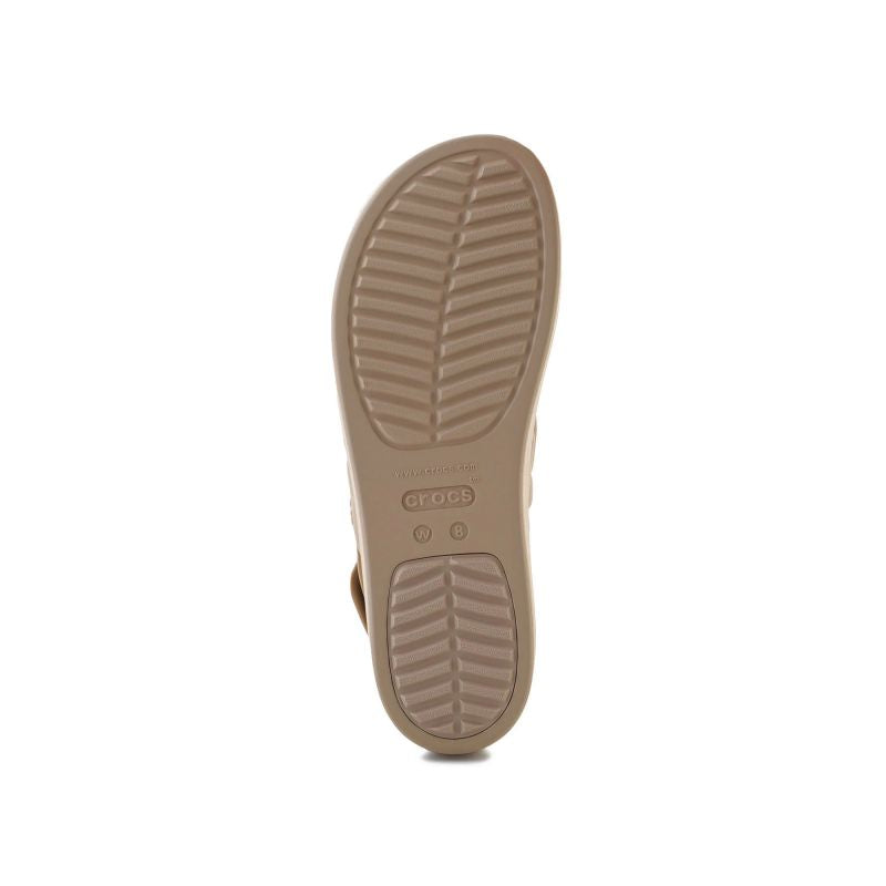 Crocs Brooklyn Woven Low Wedge W 209977-212 sandals Cipő